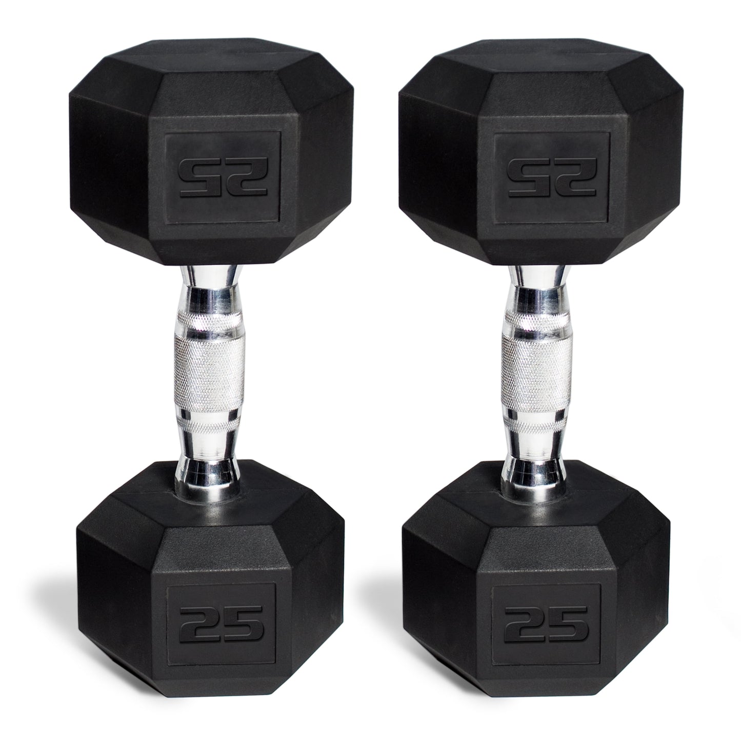 300Lb Rubber Hex Dumbbell Set