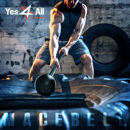 Elevate Your Strength Training with the Versatile Steel Mace Bell - Perfect for Full Body, Shoulder, Grip, and Forearm Workouts in Weights from 5 to 30 LB for All Fitness Levels